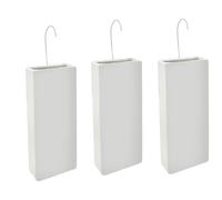 Set 3 Evaporatori Umidificatori per Termosifoni radiatori in Coccio Bianco Con Ganci in Metallo Deumidificatori per Stufe Accessori Riscaldamento Ambiente Confortevole