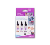 Set 3 Flaconi Argilla Liquida 30ml Metallics