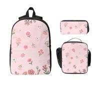 Set 3 in 1 con grembiule floreale per nonna, borsa da viaggio, borsa per il pranzo