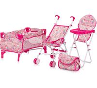 Set 3 in 1 per bambole CHIPOLINO TRIXY UNICORN