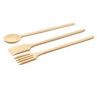 Set 3 Mestoli Giganti in Legno XXL 85 cm per Mescolare in Pentola