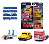 Set 3 Modellini Transformers Optimus Bumblebee Nano Models Diecast 1/87 Jada