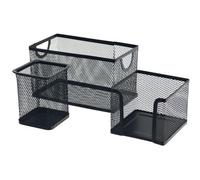 Set 3 organizzatori di tavoli metallici neri