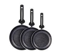 Set 3 Padelle Antiaderenti 18-22-26 cm in Alluminio per Induzione e Gas