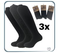 Set 3 Paia Calze PILE Uomo INVERNALI Lunghe Termiche Calzettoni da Neve Calzini