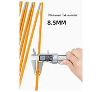Set 3 pali per tenda in lega di alluminio da 6 m con connessioni sicure per camp