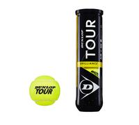 Set 3 Palline da Tennis Ø8x21,5 cm in Tubo Pressurizzato Dunlop Tour Brilliance Gialle