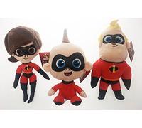 Set 3 Peluche Gli Incredibili 25 cm
