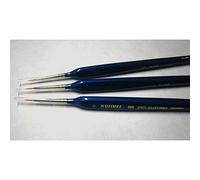 Set 3 pennelli sintetici misura 10/0 per dettagli