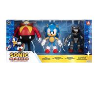 SET 3 PERSONAGGI SONIC 10CM ACTION FIGURE DR EGGMAN E MECHA THE HEDGEHOG JAKK PA