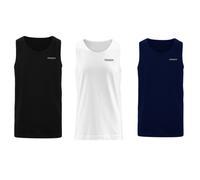 Set 3 Pezzi Canotta Uomo Kappa Canottiera 100% Cotone Kit Maglia Shirt Casual
