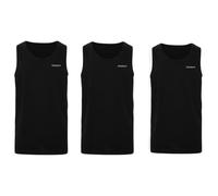 Set 3 Pezzi Canotta Uomo Kappa Canottiera 100% Cotone Kit Maglia Shirt Casual