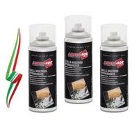 Set 3 pezzi Colla Multiuso Permanente, Asciugatura Pressoché Immediata, Utilizzabile sui più Svariati Materiali, Resistente, Bomboletta Spray 400 ml "MADE IN ITALY"