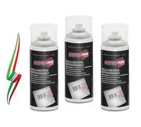 Set 3 pezzi Colla Multiuso Riposizionabile, Permette di Incollare, Staccare e Riattaccare i Prodotti senza Alterarli, Bomboletta Spray in Banda Stagnata 400 ml "MADE IN ITALY"