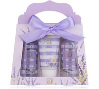 Set 3 Pezzi Con Gel Doccia, Lozione per Il Corpo E Bagnoschiuma Da Donna Lavende
