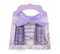Set 3 pezzi con gel doccia lozione per il corpo e bagnoschiuma da donna LaVENDEL