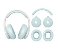 Set 3 pezzi di custodia in silicone per Beats 360 Cuffie，azzurro | antiurto resistente alle cadute copertura cuscinetti auricolari+copertura della fasci protettore padiglioni auricolari