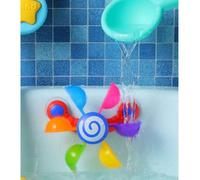 Set 3 pezzi di giocattoli da bagno per bambini, mulino a vento per la doccia, giocattoli per spruzzare acqua nella vasca, giocattoli per piscina per bambini maschi e femmine, giocattoli da bagno per b