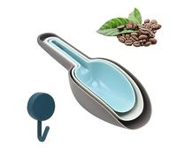 Set 3 Pezzi Di Pale Di Ghiaccio Di Plastica, 1 Potente Gancio Traceless, Multi-purpose, Cucchiaio Anti Scottante, Barra Da Forno, Pala Di Ghiaccio Del Caffè Dessert, Pala Contenitore Di Stoccaggio