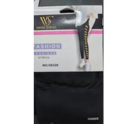 SET 3 PEZZI LEGGINS DONNA FELPATO NERO SPORT
