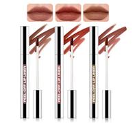 Set 3 Pezzi Lip Liner Peel Off,Peel Off Lip Liner Stain,Plump, Macchia Labbra a Lunga Durata, Tinta Labbra Waterproof a Lunga Durata,Alta Pigmentazione,Senza Transfer,Finitura Opaca