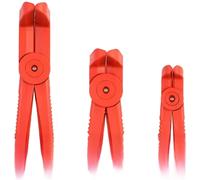 Set 3 pezzi pinze stringitubo in nylon strumento riparazione auto ganasce non da