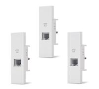 Set 3 pezzi - Presa Telefono RJ11 Bianca - Linea ZEN