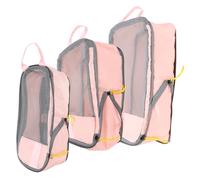 Set 3 Pezzi Sacchetti Viaggio Organizer Compressione Oxford | Manici e Pannelli a Rete, Chiusura a Cerniera, per Viaggio D'affari e Armadi Sporchi