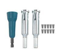 Set 3 Pezzi Spellafili e Attorcigliacavi, Strumento di Stripping e Torcitura Fili, Alta Efficienza con Acciaio ad Alta Velocità - Facile da Usare, Compatibile con Trapano