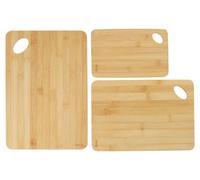 Set 3 Pezzi Taglieri da Cucina in Bamboo 22 + 30 + 35 cm