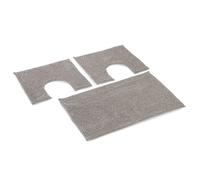 Set 3 Pezzi Tappeto Bagno in Spugna Antiscivolo - Protezione Sanitari, Lavandino