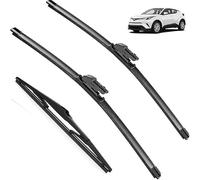 Set 3 Pezzi tergicristallo - Anteriori e Posteriori, spazzole Parabrezza | per Toyota C-HR CHR 2016 2017 2018 2019 2020 2021 2022 2023