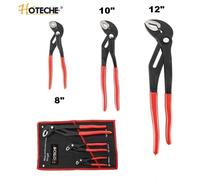 SET 3 PINZE POLIGRIP AUTOBLOCCANTI GIRATUBI PAPPAGALLO REGOLABILE ACCIAIO CR-V