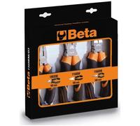 Set 3 pinze universale + becchi mezzotondi lunghi + tronchese Beta 1169BM/D3