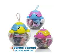 "Set 3 Plastilina Tartaruga 11 cm 12 Panetti da 120g con 3 Formine Idea Regalo