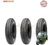 SET 3 PNEUMATICI 4.50-10C 76L 8PR PER APE PIAGGIO MP501 - MP601 - OMOLOGATI E4