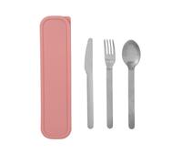 Set 3 posate con astuccio da viaggio