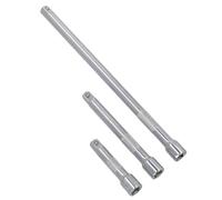 Set 3 pz barre di prolunga cricchetto attacco dritto 3/8" 75 mm 125 mm 250 mm