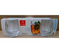 SET 3 PZ BICCHIERI BICCHIERE VINO IN VETRO FLOWER EVERYDAY 20 cl BORMIOLI ROCCO