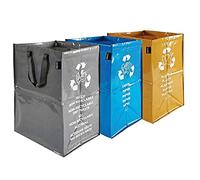 SET 3 PZ. CONTENITORI RECICLA DA 62 LT. CADAUNO
