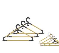 Set 3 pz grucce in legno 2 * 43 * 20 cm appendi abiti guardarobacolori assortiti DOW-838330