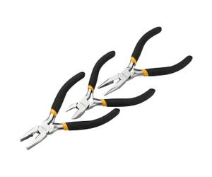 SET 3 PZ MINI PINZE PER ELETTRONICA 115MM TOLSEN
