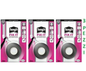 SET 3 PZ NASTRO MULTIUSO AUTOAGGLOMERANTE X RIPARAZIONI HENKEL TANGIT FIX-IT 3MT
