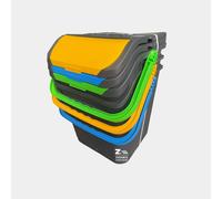 Pattumiera per raccolta differenziata set 'ecologic tris' cm 38 x 36,5 x h.37 -