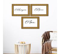 Set 3 Quadri Decorativi “Mangia - Bevi - Ama” |Q1229| Stampe su Tela