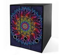 Set 3 raccoglitori ad anelli - MANDALA ARCOBALENO (H31 cm con 4 anelli)