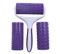 Set 3 rulli decorativi intercambiabili con 1 manico fantasie varie