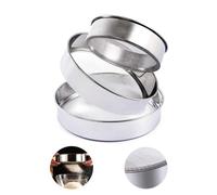 Set 3 setacci acciaio inox per farina cacao zucchero setaccio dolci torte cucina