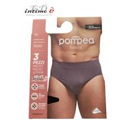 SET 3 SLIP MICROFIBRA POMPEA ANTIBATTERICO ANATOMICO SEAMLESS ELASTICIZZATO