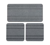 Set 3 Sottobicchieri Antiscivolo in Diatomite per un'efficace gestione dell'umid